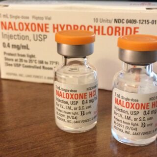 Naloxone HCL 10 vials